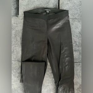 THEORY Leather Leggings Size 4